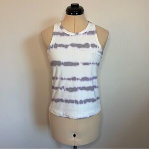 Lululemon Align Waist-Length Racerback Tank Top in Transverse Lilac Multi